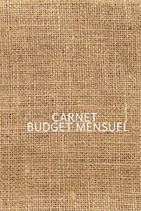 Carnet Budget Mensuel