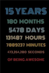 15 years of being awesome