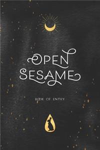 Open Sesame Book of Entry: Alphabetical Password Logbook for Websites, Emails and Devices