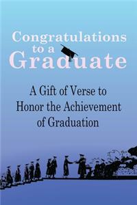 Congratulations to a Graduate
