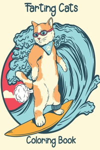 Farting Cats coloring Book