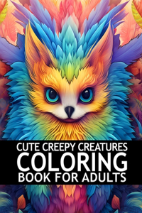 Cute Creepy Creatures Coloring Book For Adults