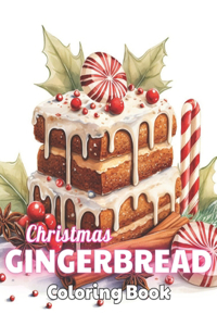 Christmas Gingerbread Coloring Book