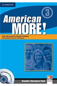 American More! Level 3 Teacher's Resource Pack with Testbuilder CD-Rom/Audio CD