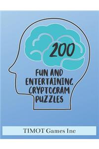 200 Fun and Entertaining Cryptogram Puzzles