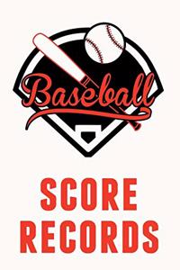 Baseball Score Records