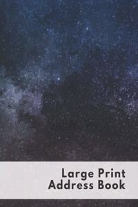 Large Print Address Book