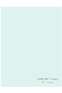 Pastel Mint Green Notebook