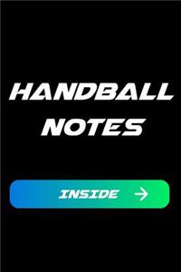 Handball Notes Inside