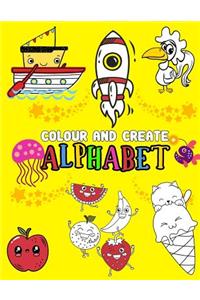 Colour And Create alphabet