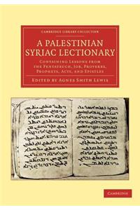 A Palestinian Syriac Lectionary