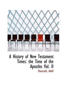 A History of New Testament Times