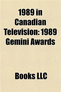 1989 in Canadian Television