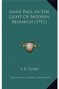 Saint Paul in the Light of Modern Research (1911)