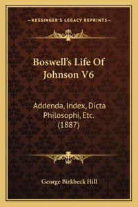 Boswell's Life Of Johnson V6