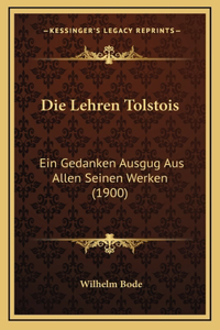 Die Lehren Tolstois