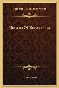 The Acts Of The Apostles
