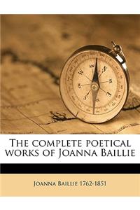 The complete poetical works of Joanna Baillie