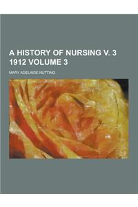 A History of Nursing V. 3 1912 Volume 3