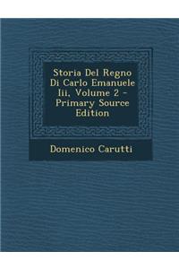 Storia del Regno Di Carlo Emanuele III, Volume 2