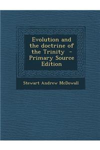 Evolution and the Doctrine of the Trinity