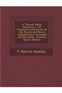 Thomas Hardy Dictionary