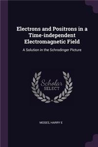 Electrons and Positrons in a Time-independent Electromagnetic Field