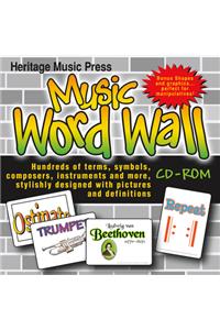 Music Word Wall CD
