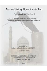 Marine History Operations in Iraq