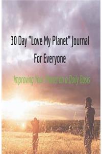 Thirty Day Save Our Planet Journal