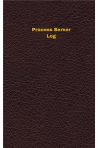 Process Server Log (Logbook, Journal - 96 pages, 5 x 8 inches)