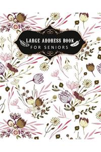Large Address Book For Seniors