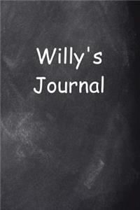 Willy Personalized Name Journal Custom Name Gift Idea Willy