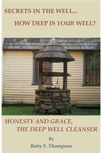 Secrets in the Well... How Deep Is Your Well? - Honesty and Grace, the Deep Well Cleanser