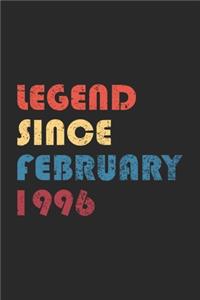 Legend Since February 1996