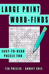 Large Print Word-Finds Easy-To-Read Puzzle Fun