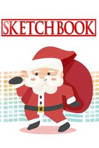 Sketch Book For Teens Christmas Gift Bringer