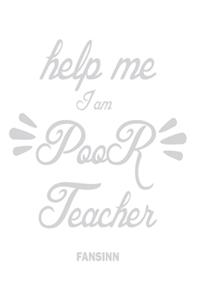 Funny School Teacher Notebook
