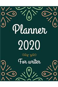Planner 2020 for Writer