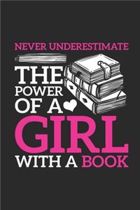 Never Underestimate The Power Of A Girl With A Book