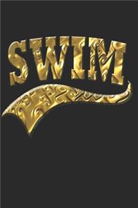 Schwimmen Notizbuch