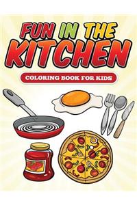 Fun in the Kitchen Coloring Book