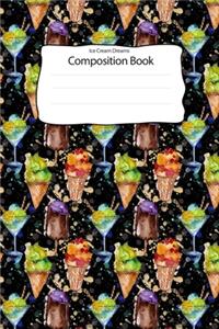 Ice Cream Dreams Composition Book