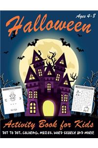 Halloween Activity Book for Kids