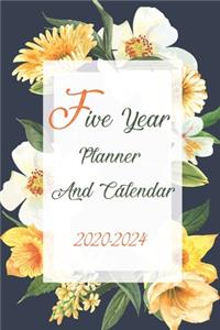 2020-2024 Five Year Planner And Calendar