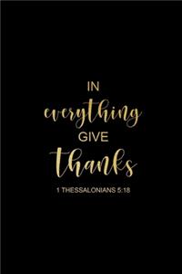In Everything Give Thanks