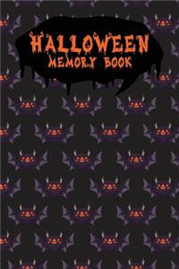 Halloween Memory Book