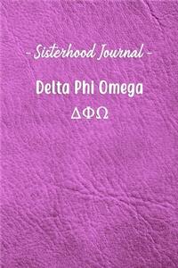 Sisterhood Journal Delta Phi Omega