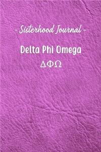 Sisterhood Journal Delta Phi Omega