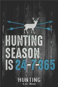 Hunting Log Book Journal for Hunter